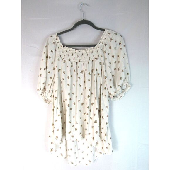 Torrid Smocked Floral Peasant Blouse – Size 2 (EUC) - Picture 5 of 5